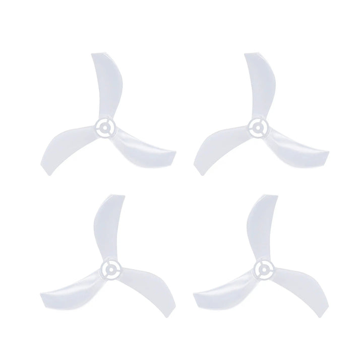 NewBeeDrone Azi 1615-3 / 1,6" Tri-Blade Micro/Whoop FPV Drone Props pour arbre de 1 mm (lot de 8) - Choisissez la couleur