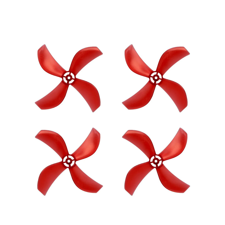 Hélices micro NewBeeDrone Azi (cuatro palas) de 31 mm y eje de 0,8 mm (4 CCW + 4 CW)