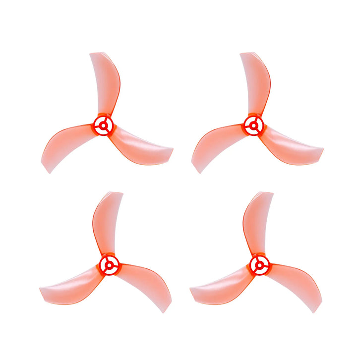 NewBeeDrone Azi 1615-3 / 1,6" Tri-Blade Micro/Whoop FPV Drone Props pour arbre de 1 mm (lot de 8) - Choisissez la couleur