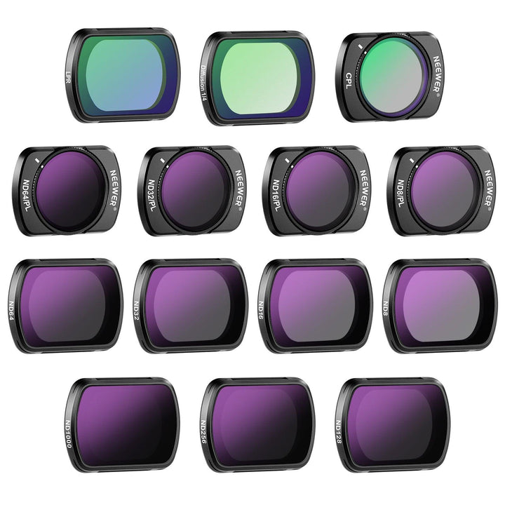 NEEWER Lot de 14 filtres magnétiques ND et CPL et filtres à effets pour DJI OSMO Pocket 3