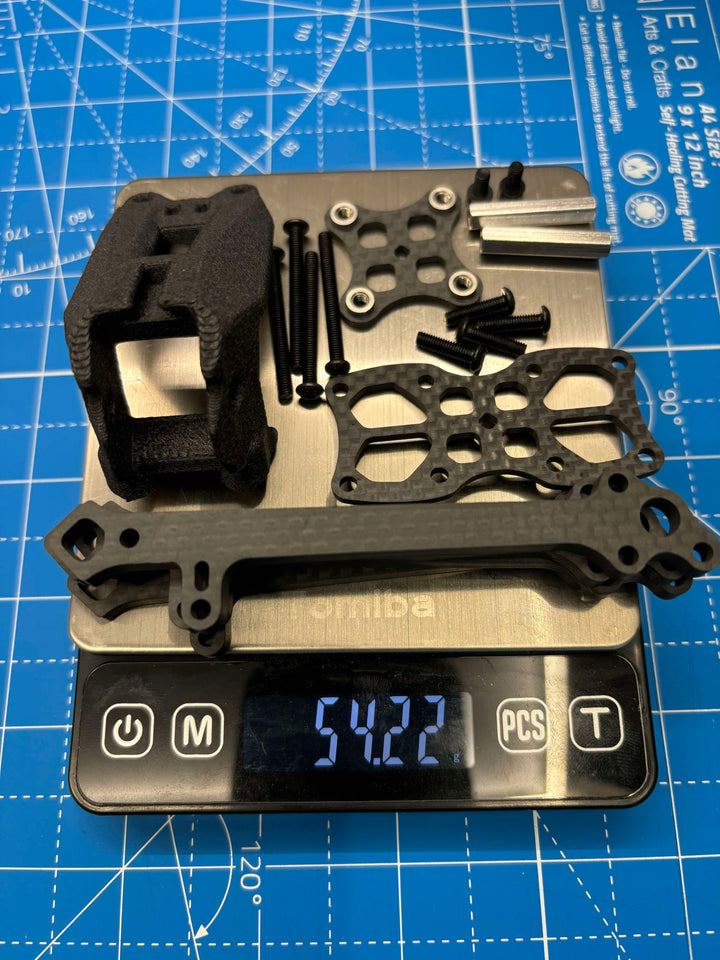 Cuadro de carreras DinDrones OZR-5X de 5"