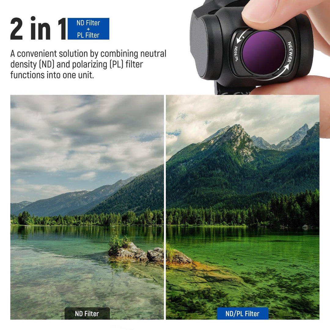 NEEWER Lot de 14 filtres magnétiques ND et CPL et filtres à effets pour DJI OSMO Pocket 3