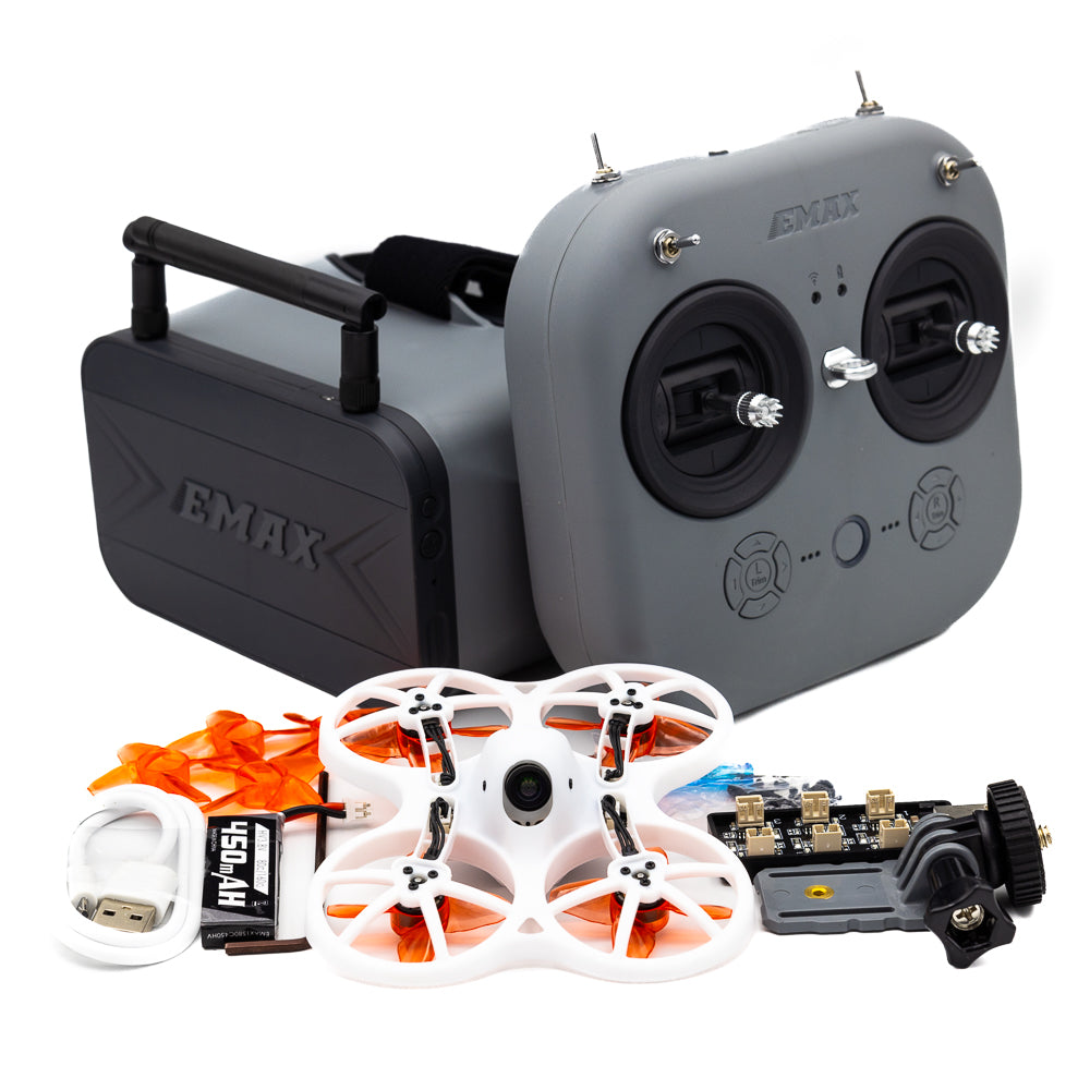 Emax Emax EZ Pilot Pro 80mm 3inch Indoor FPV Racing Drone RTF Emax E8 Transmitter Transporter 2 Goggles
