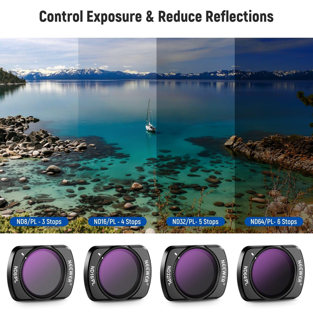 NEEWER Lot de 14 filtres magnétiques ND et CPL et filtres à effets pour DJI OSMO Pocket 3