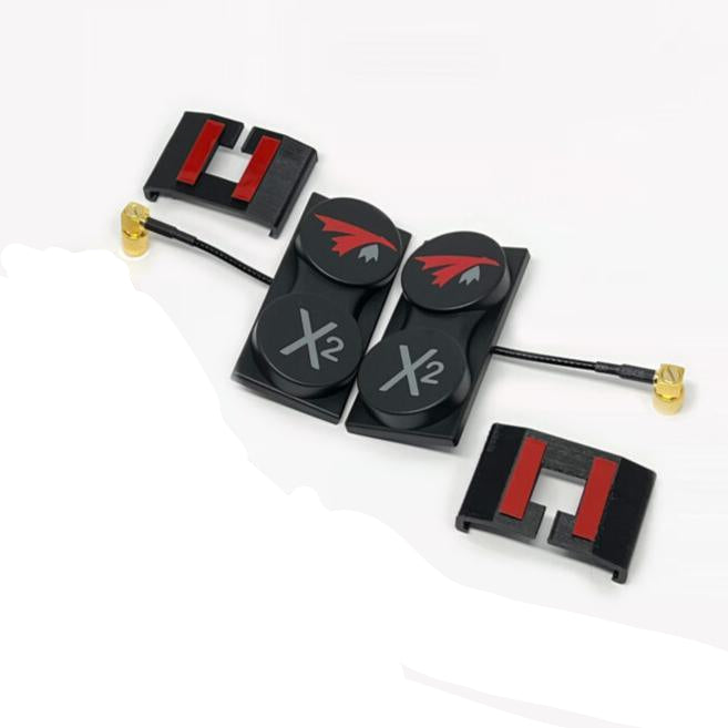 TrueRC X2-AIR MKII Antennas Patch Pair for HDZero Goggles (2pcs) - Choose Polarization
