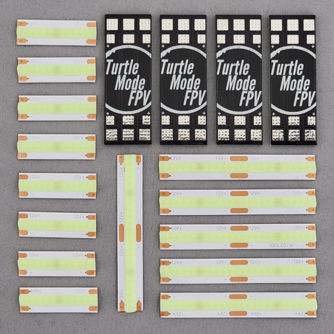 Pack combiné de câbles de course COB LED / V2 PRO - Pour cadre HeavyMetal PRO - (Choisissez la couleur)