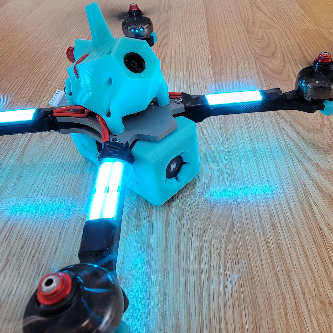 Paquete combinado de luces LED COB y cables de carrera para cuadros HeavyMetal (elija el color)