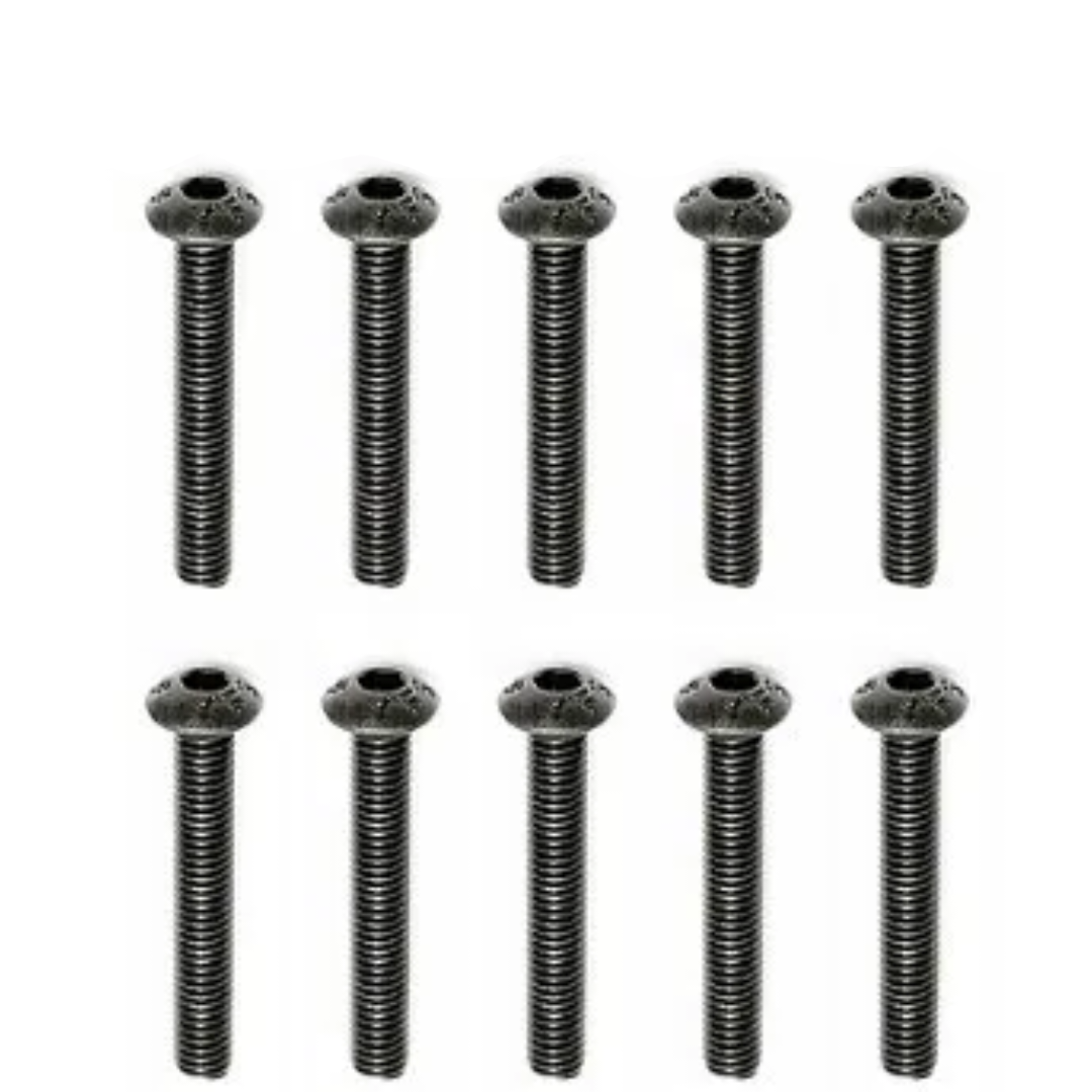 Tornillos de cabeza avellanada M3×20 mm (paquete de 10)