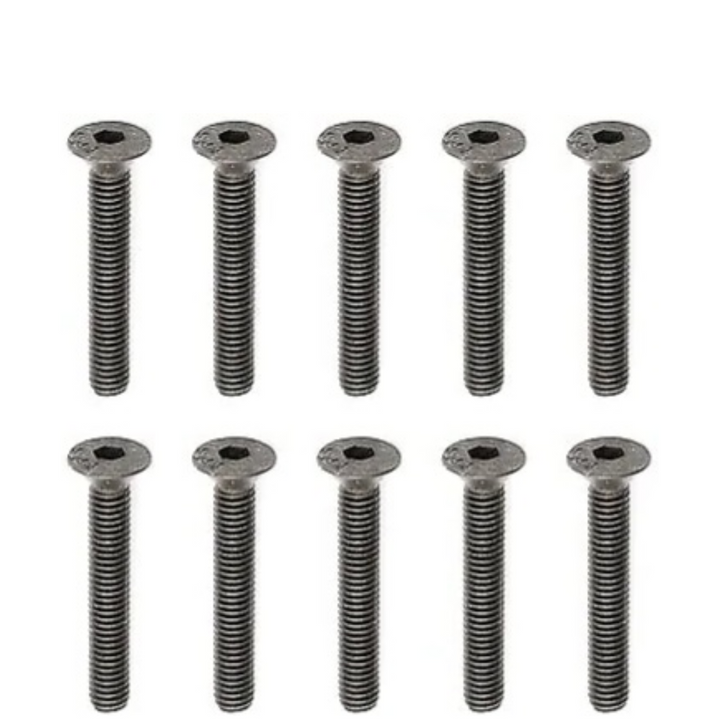 Vis à tête plate M3 × 20 mm – (lot de 10)