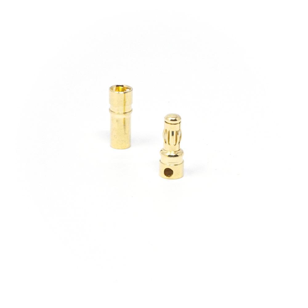 Lot de 3 connecteurs bananes Gold Bullet - Choisissez votre taille