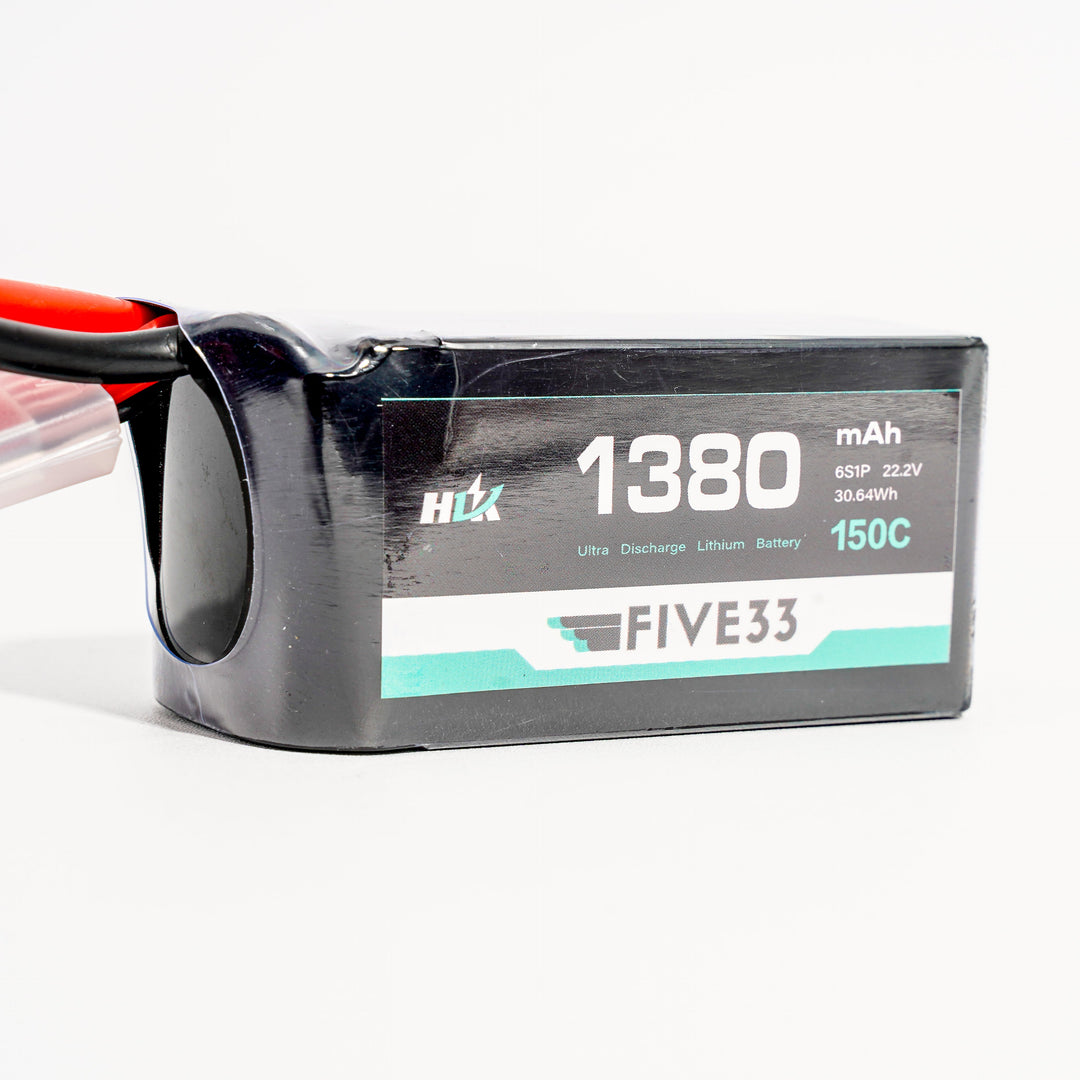 Batería Lipo Five33 "Budget" 1380mah 6S 150C