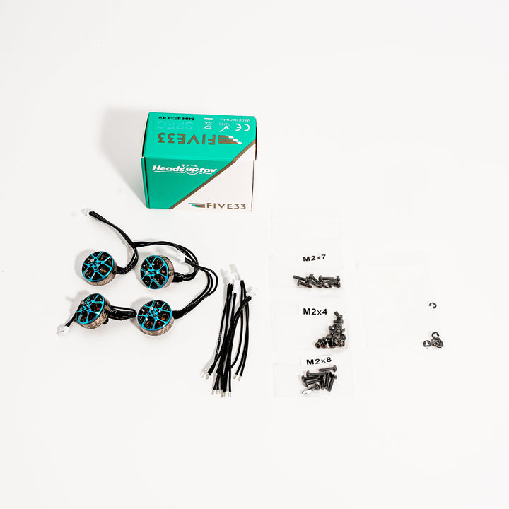 TinyTurners | 1404 4533KV TinyTrainer Motors (Set of 4)