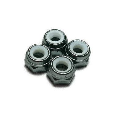 Tuercas de seguridad Nylock de aluminio M5 - CCW - (4 piezas)