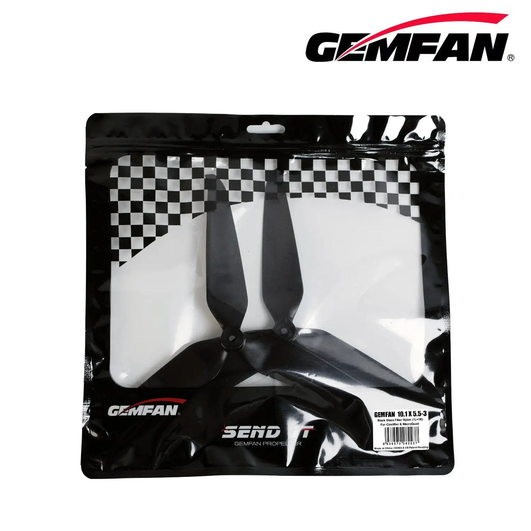 Gemfan 10.1×5.5 / 10.1" Glass Fiber Nylon Propeller (2 pack)