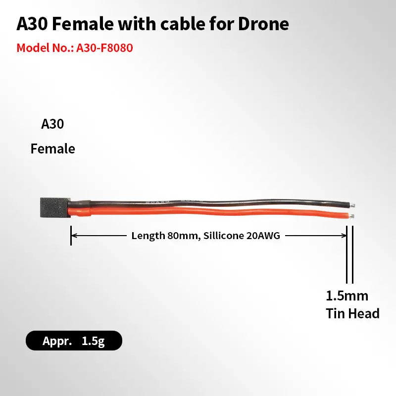 Emballage GNB A30-F8080 - 5 pièces dans 1 sac