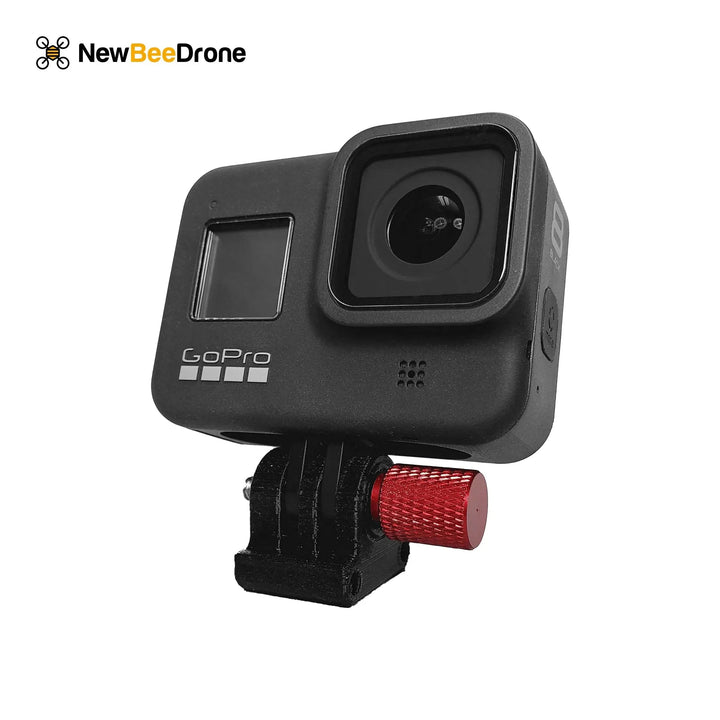 Soporte para cámara de acción impreso en 3D CineMah de NewBeeDrone con hardware M5