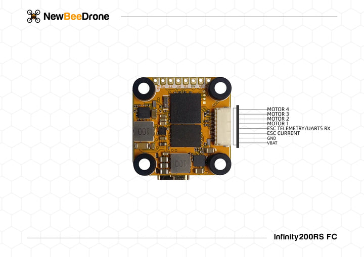 NewBeeDrone Infinity200 RS Racing Flight Controller | RaceSpec