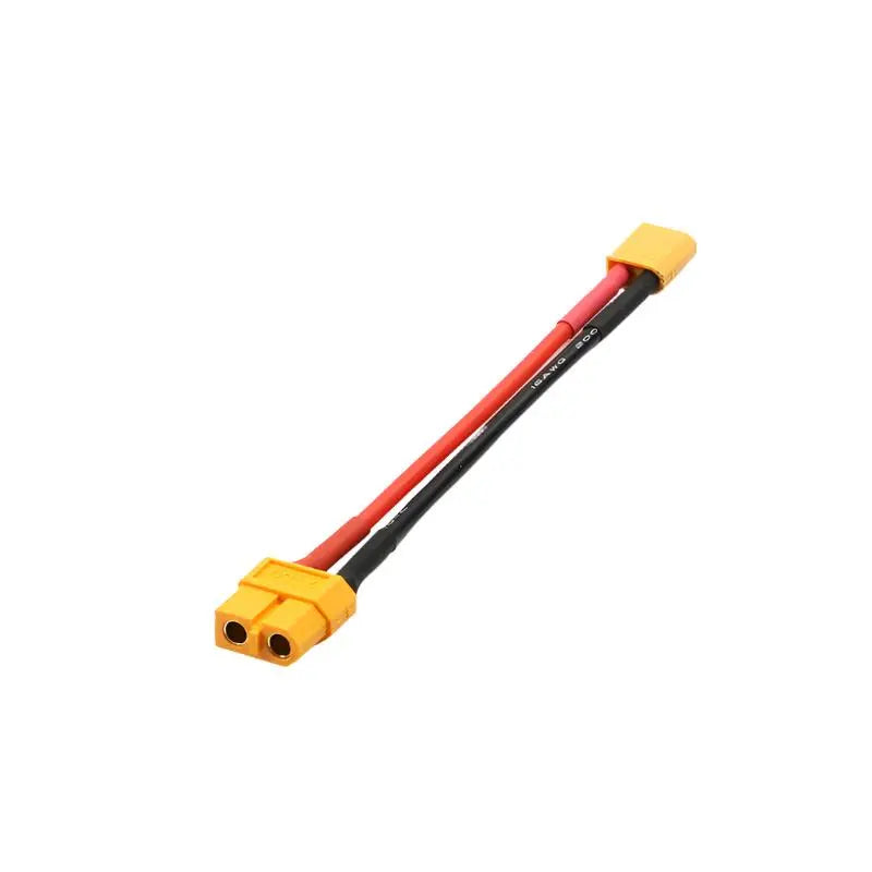 Adaptateur NewBeeDrone XT60 femelle vers XT30 mâle (lot de 2) 16AWG 10CM