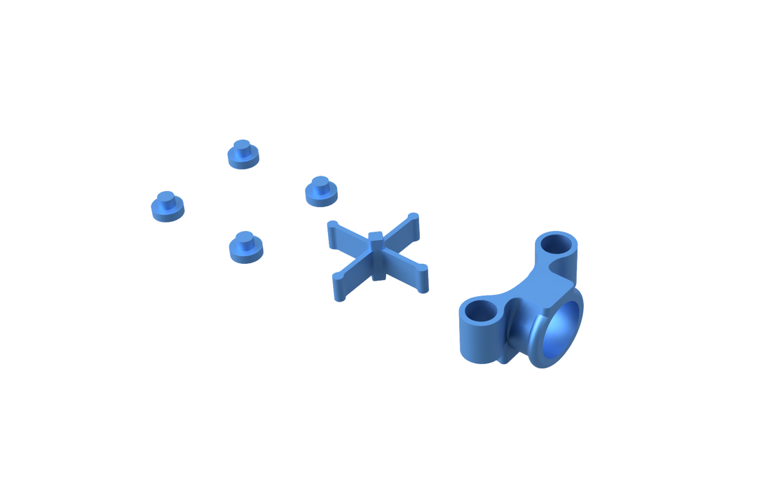DinDrones OZR-5X - Piezas de TPU varias