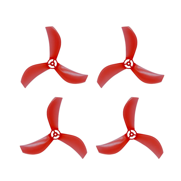 NewBeeDrone Azi 1615-3 / 1,6" Tri-Blade Micro/Whoop FPV Drone Props pour arbre de 1 mm (lot de 8) - Choisissez la couleur