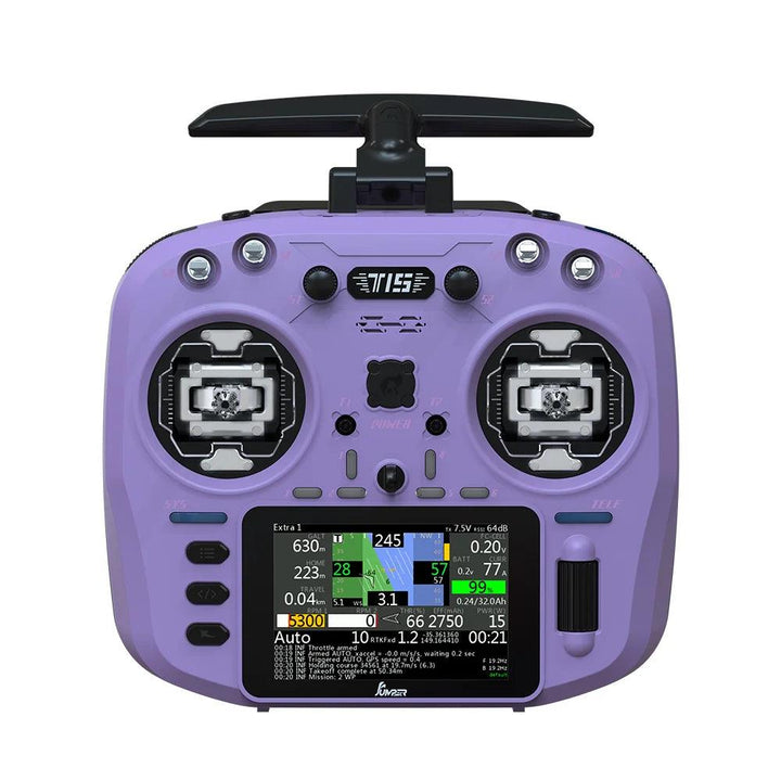 Émetteur radio Jumper T15 ELRS 2,4 GHz avec écran tactile 3,5" + cardans Hall - Choisissez la couleur