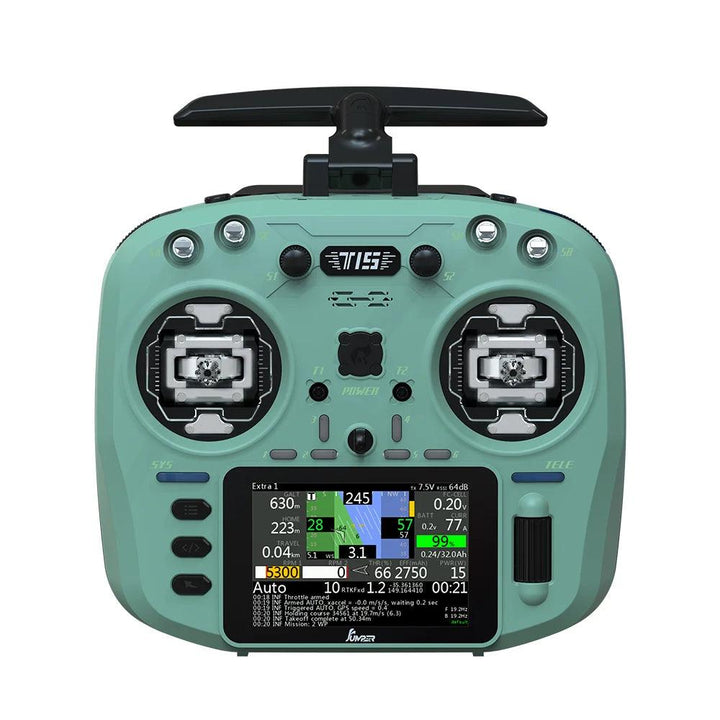 Émetteur radio Jumper T15 ELRS 2,4 GHz avec écran tactile 3,5" + cardans Hall - Choisissez la couleur