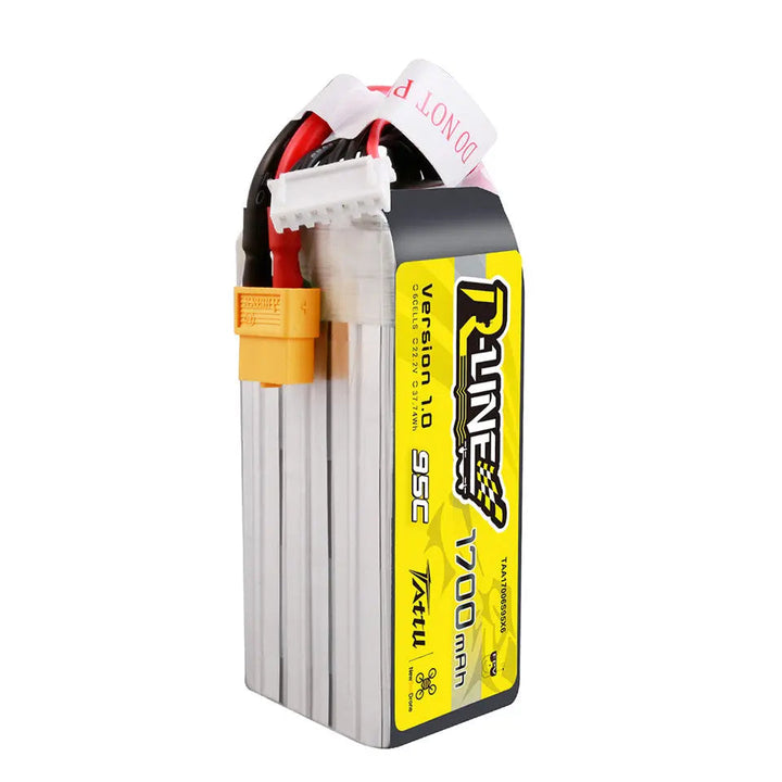 Batterie Lipo Tattu X NewBeeDrone R-Line 1700mAh 22,2V 95C 6S1P avec prise XT60