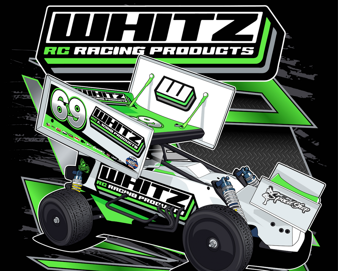 Whitz Racing #DirtOval T-Shirt (Black)