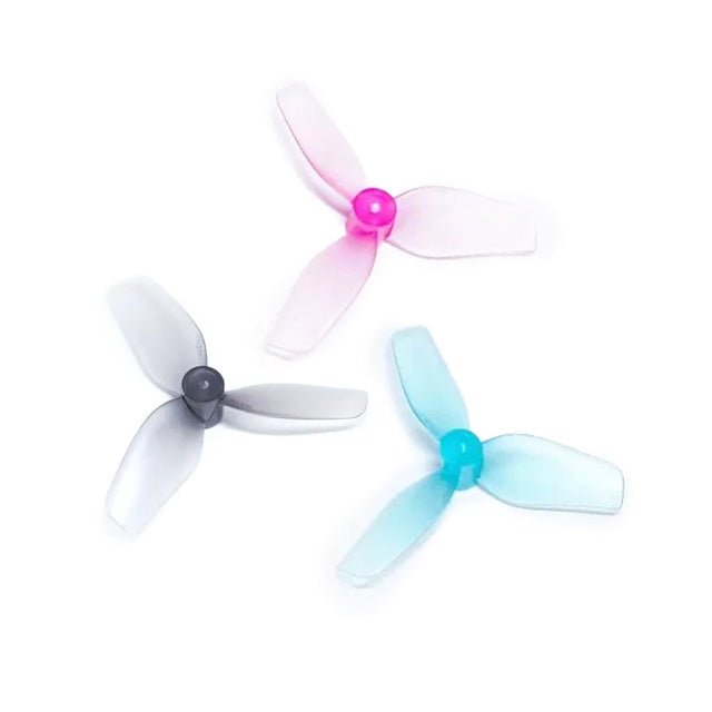 HQ Prop 31mm Ultralight 1210-3 / 1.2" Tri-Blade Micro / Whoop Props for 1mm Shaft (4 Pack) - Choose Color at WREKD Co.