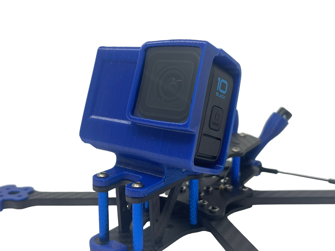 Brain3D GoPro Hero 9/10/11 Mount for OG Vannystyle Frame w/ DJI O3 Upgrade - Choose Color / Angle