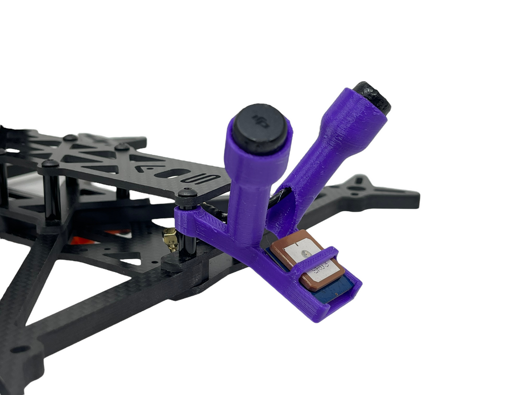 M8Q-5883 GPS Module & DJI Dual Stock Antenna Standoff Mount (Immortal-T Option)
