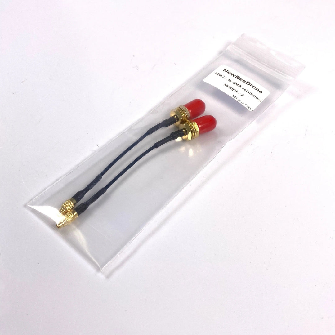 NewBeeDrone Extensions MMCX vers SMA droites MMCX, lot de 2