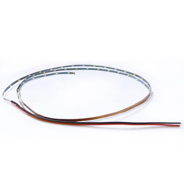 Tira de luces LED de 1 m, 2,5 mm (blanca), no impermeable, 60 luces LED, color de ensueño, CC 5 V, para dron RC Tinyhawk