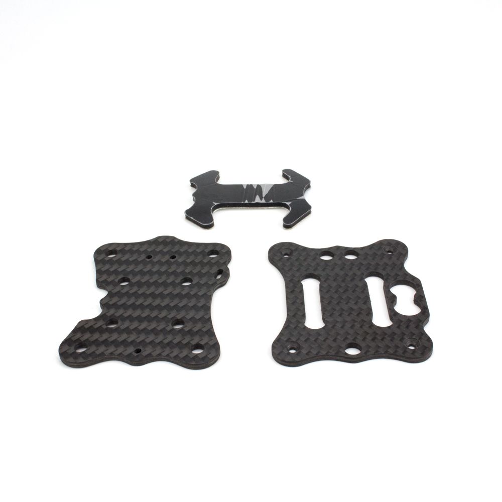 Babyhawk R 4 pulgadas Parte B: Placa intermedia + inferior + almohadilla de batería