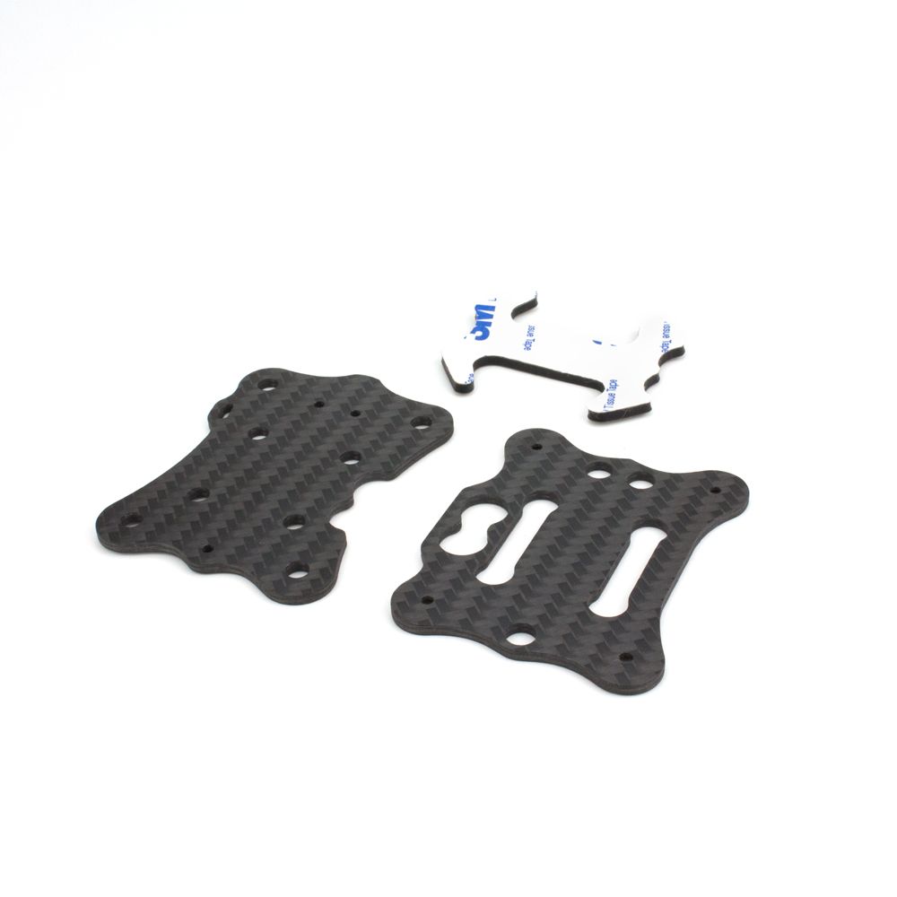 Babyhawk R 4 pulgadas Parte B: Placa intermedia + inferior + almohadilla de batería