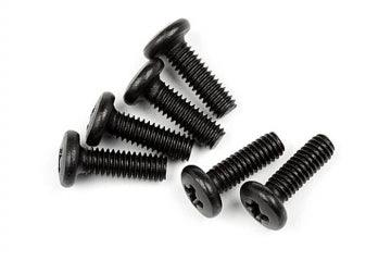 Boulon en nylon M3 12 mm - Tête cruciforme (10 pièces)