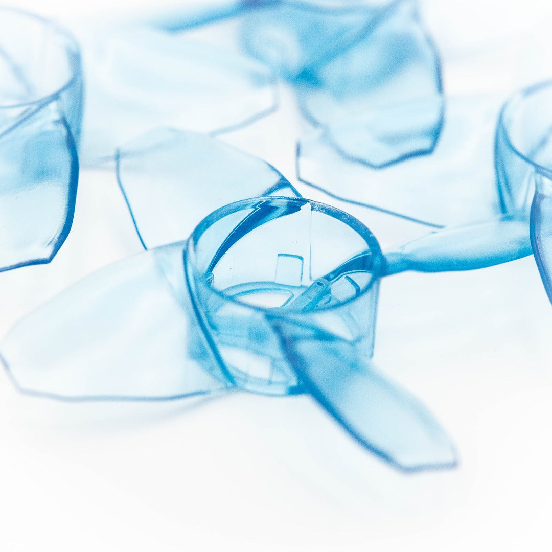 Hélices de cuatro palas Emax Tinyhawk Turtlemode 1612-4 / 1,6" - Azul