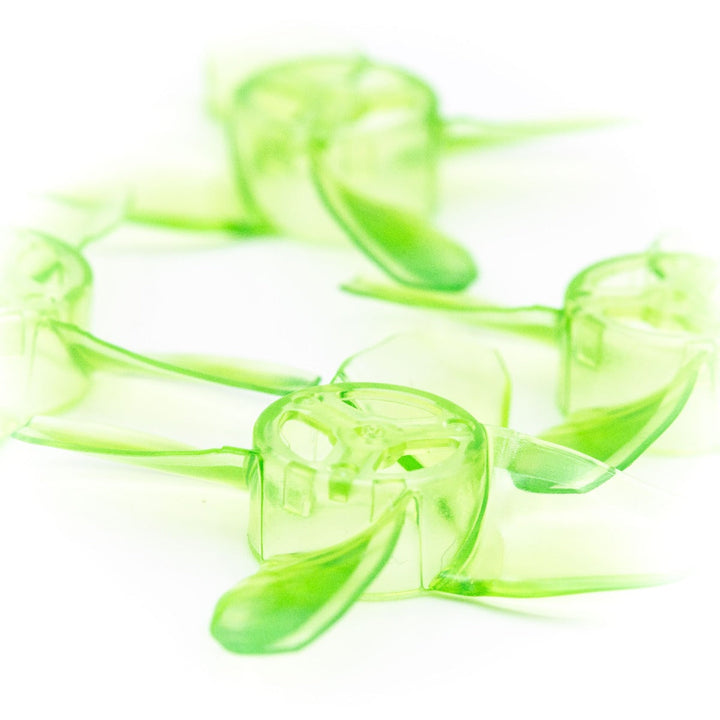Hélices de cuatro palas Emax Tinyhawk Turtlemode 1612-4 / 1,6" - Verde