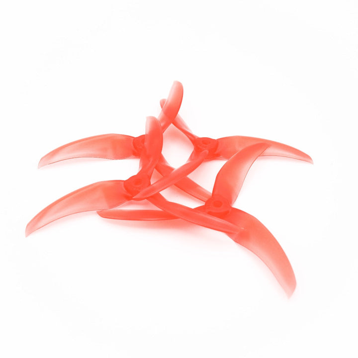 Hélices de rechange pour drone FPV à trois pales Emax Avan Scimitar 5028-3 / 5" (lot de 4) - Rouge