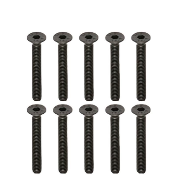 Vis à tête plate M3 × 22 mm – (lot de 10)