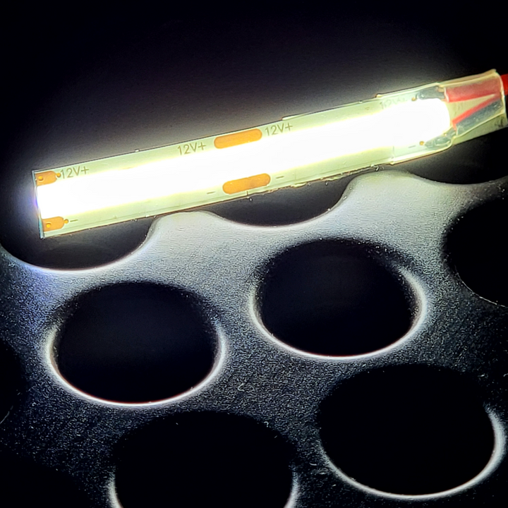 Paquete combinado de luces LED COB y cables de carrera para cuadros HeavyMetal (elija el color)