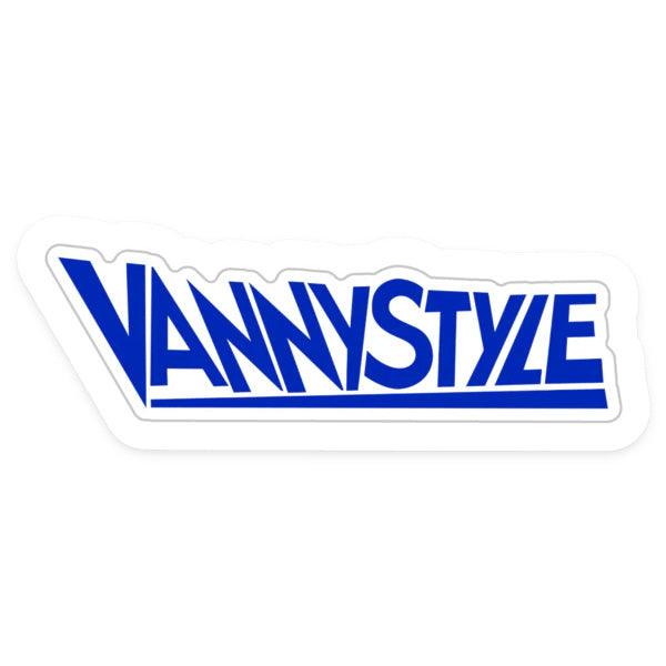 Autocollant Vannystyle 2,43″ × 0,75″ avec bordure blanche (1 pièce)