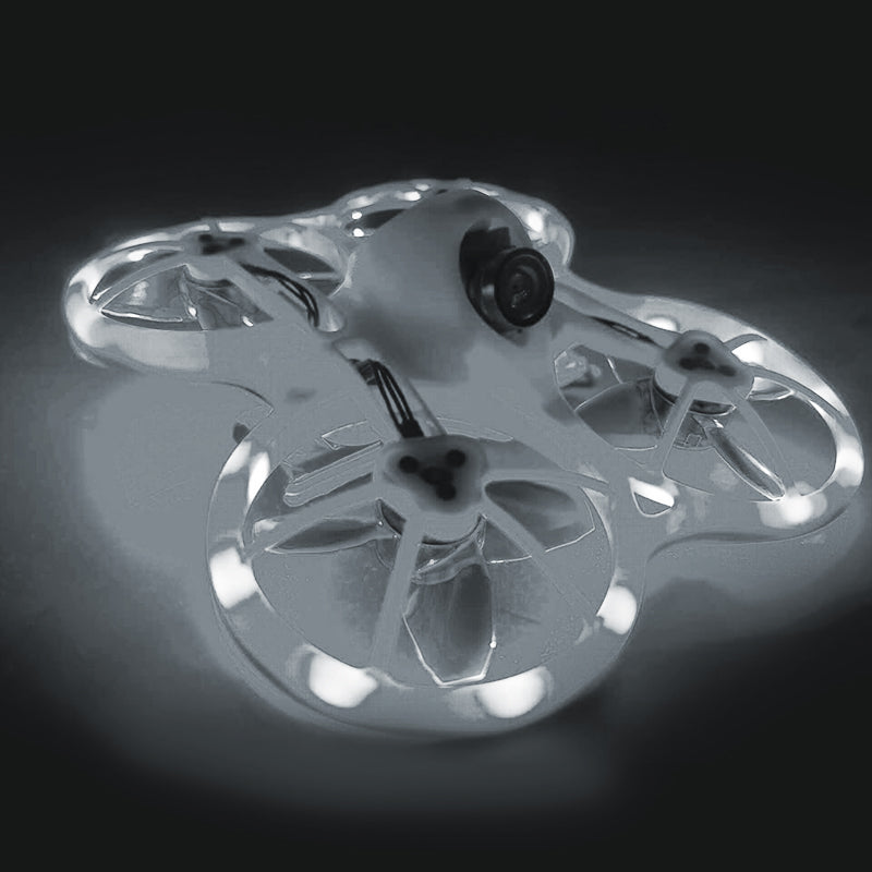 Tira de luces LED de 1 m, 2,5 mm (blanca), no impermeable, 60 luces LED, color de ensueño, CC 5 V, para dron RC Tinyhawk