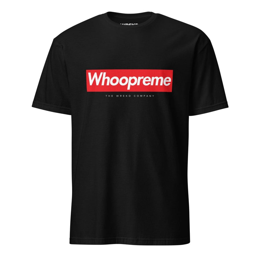 Whoopreme Parody Logo Tee at WREKD Co.