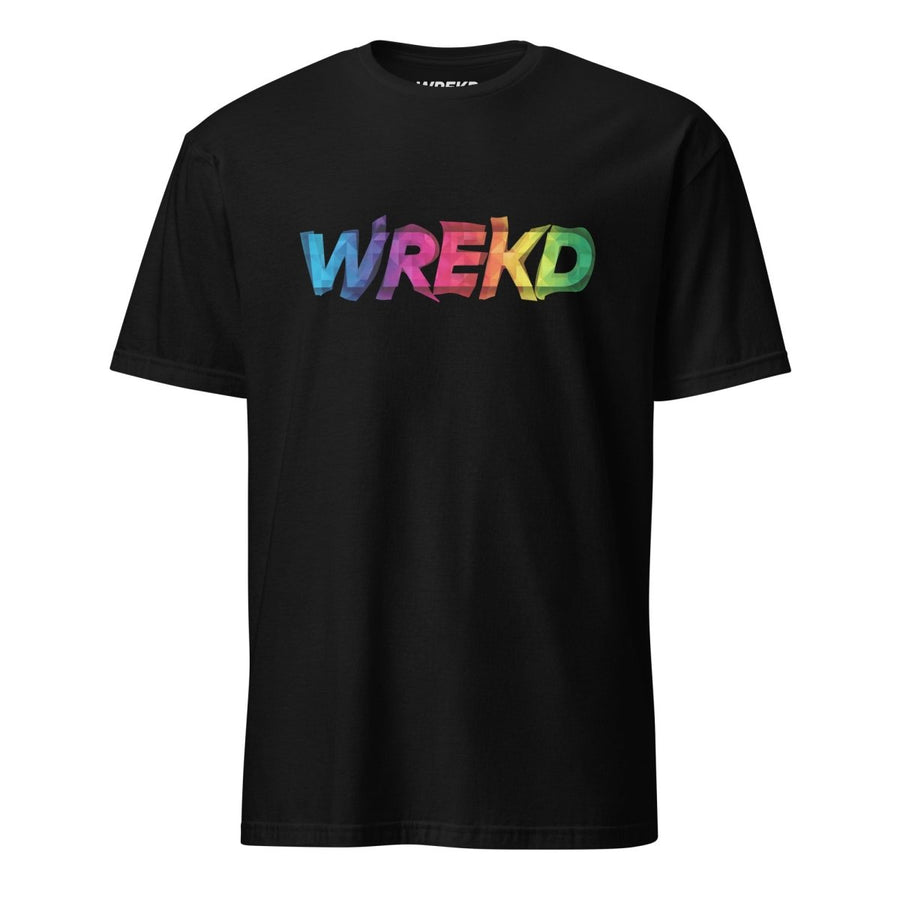 WREKD Colorful Warped Logo Unisex Tee at WREKD Co.