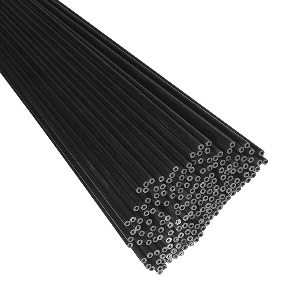 1 Meter Carbon Fiber Tube (1pc) - Choose Size at WREKD Co.