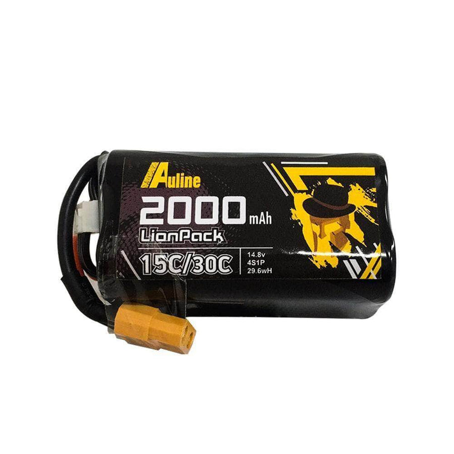 Auline 14.8V 4S 18650 2000mAh 30C Li-Ion Battery - XT60 at WREKD Co.