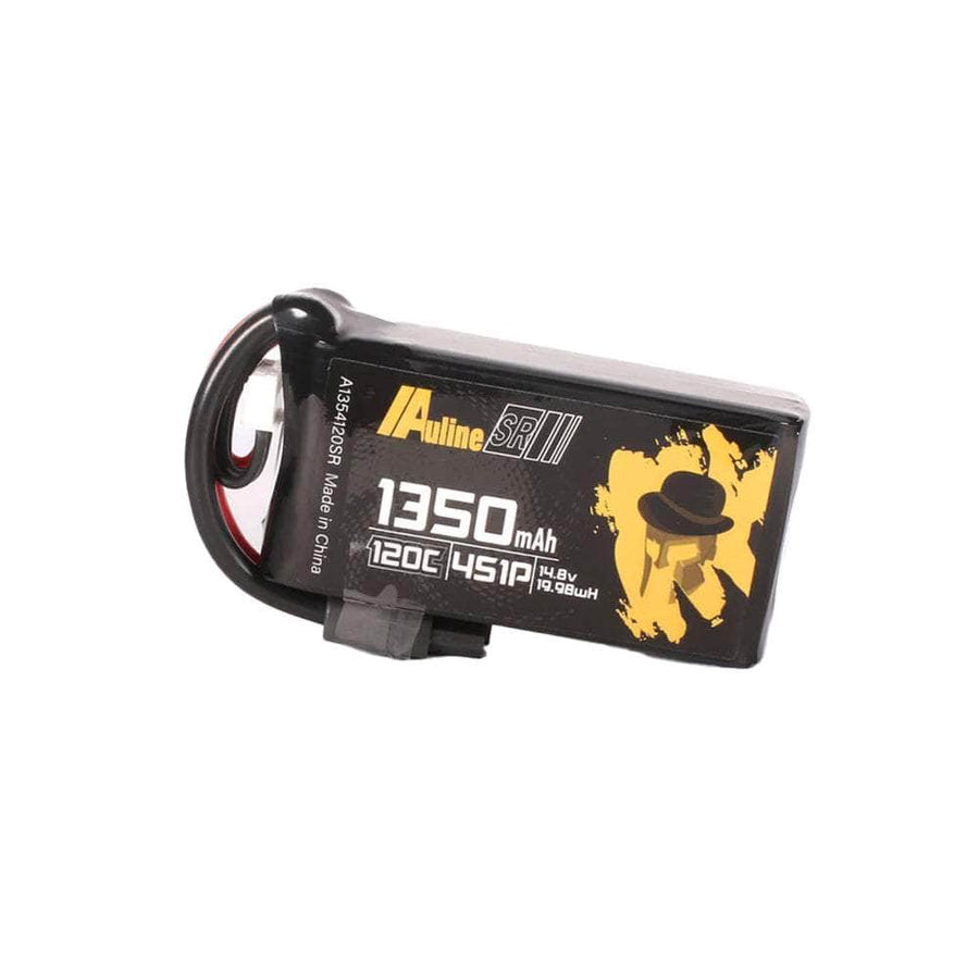 Auline SR 14.8V 4S 1350mAh 120C LiPo Battery - XT60 at WREKD Co.