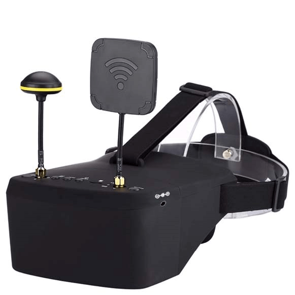EV800D 5.8GHz 40CH Diversity FPV Goggles with DVR at WREKD Co.