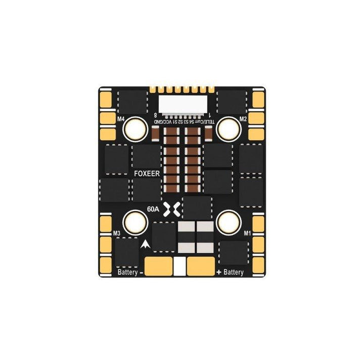 Foxeer Mini Reaper F4 SLIM Mini 60A 128K 32Bit 3-8S 4in1 ESC - 20x20 at WREKD Co.
